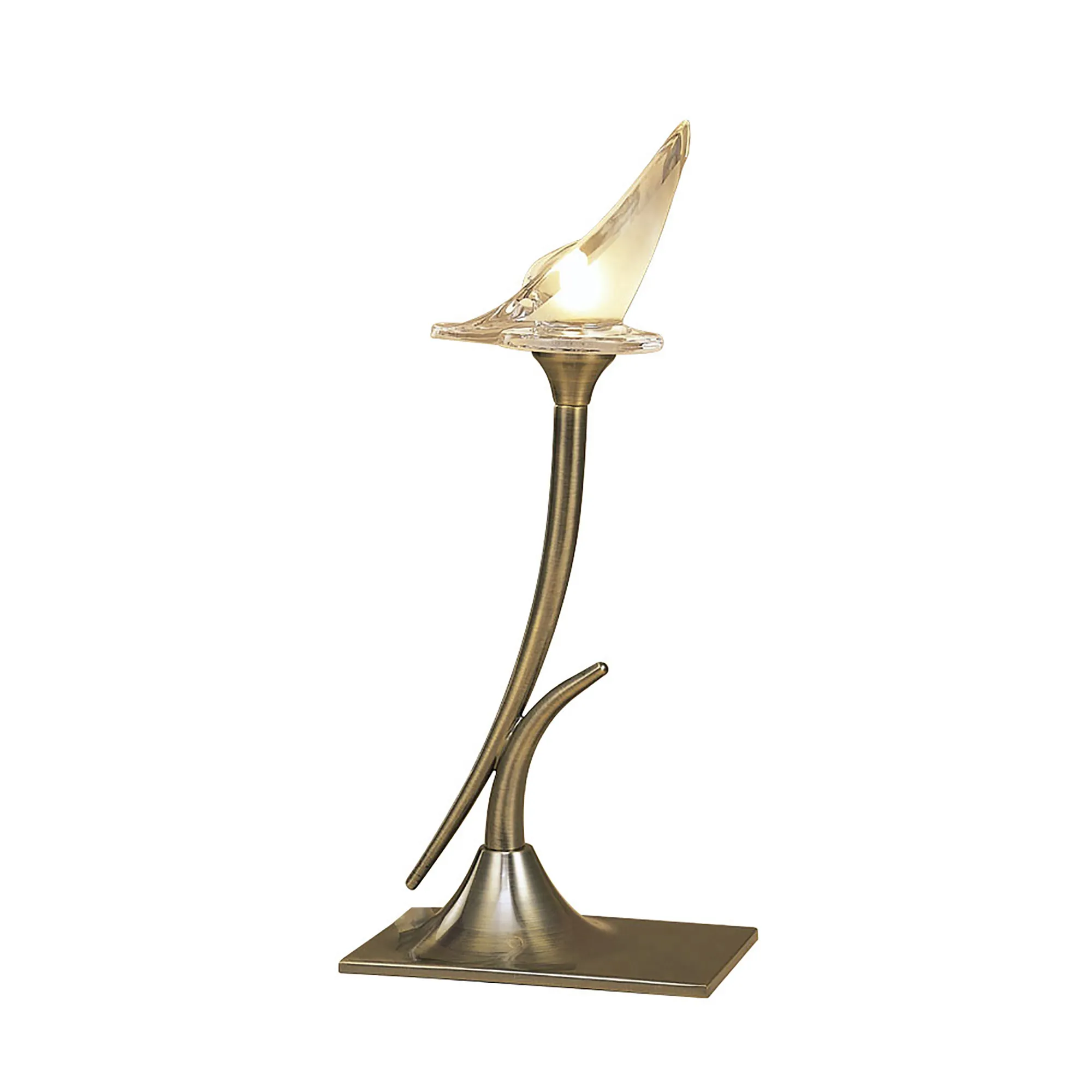 Flavia Antique Brass Table Lamps Mantra Armed Table Lamps